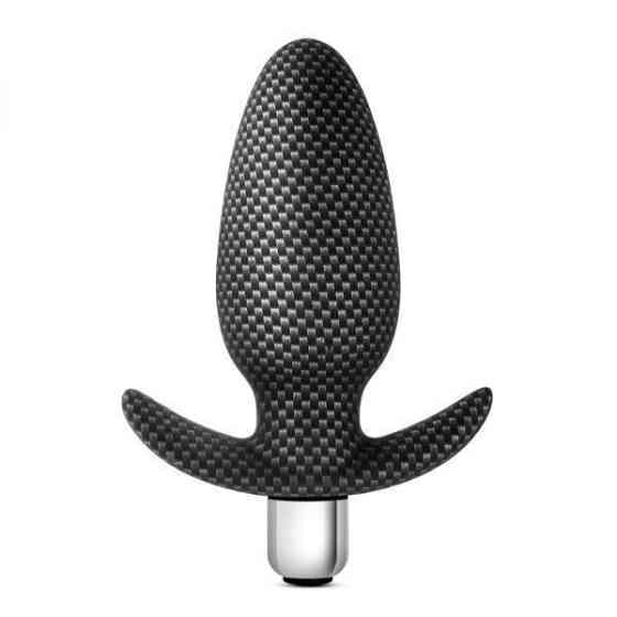 Анальная пробка с вибрацией 3 в 1 BLUSH SPARK THROTTLE AV-01 CARBON FIBER Sex Aura Киев