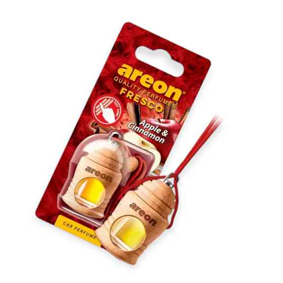 Ароматизатор на дзеркало рідкий 8мл areon fresco бут.+кірка "apple cinnamon" Мукачево