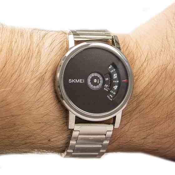 Мужские часы Skmei 1260 оригинальные silver black Винница
