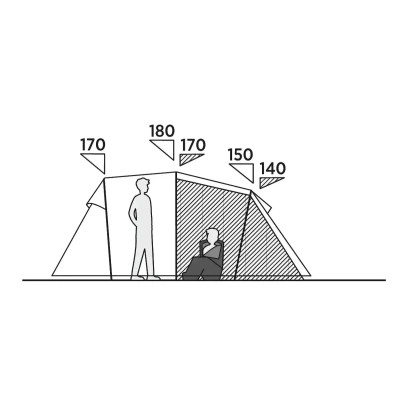 Намет Easy Camp Hidra 4 (120490) (931552) Вінниця - фото 2