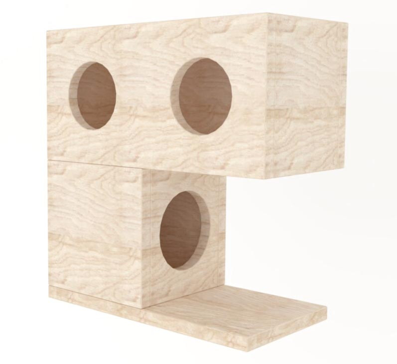 Домик для шиншиллы 