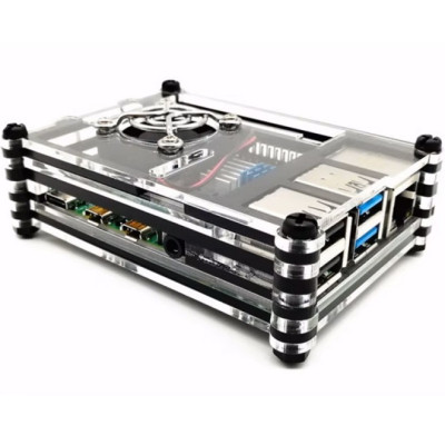 Корпус для Микро ПК KUONGSHUN for Raspberry Pi 4 (RA518) Винница - изображение 3