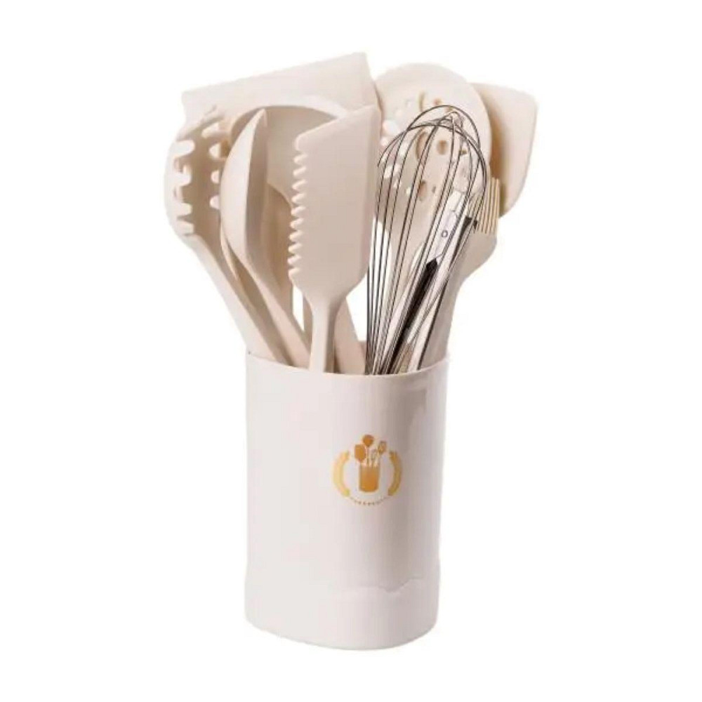 Кухонный набор с подставкой и деревянными ручками, 12 шт. Киев - изображение 3