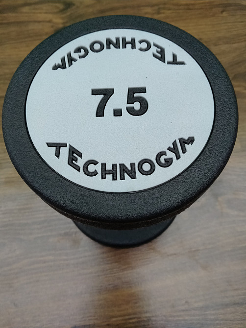 Гантель 7.5 кг цельная полиуретановая TECHNOGYM Киев - изображение 4