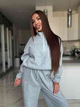 Жіночий костюм з фліс-полару, з вишивкою Одеса