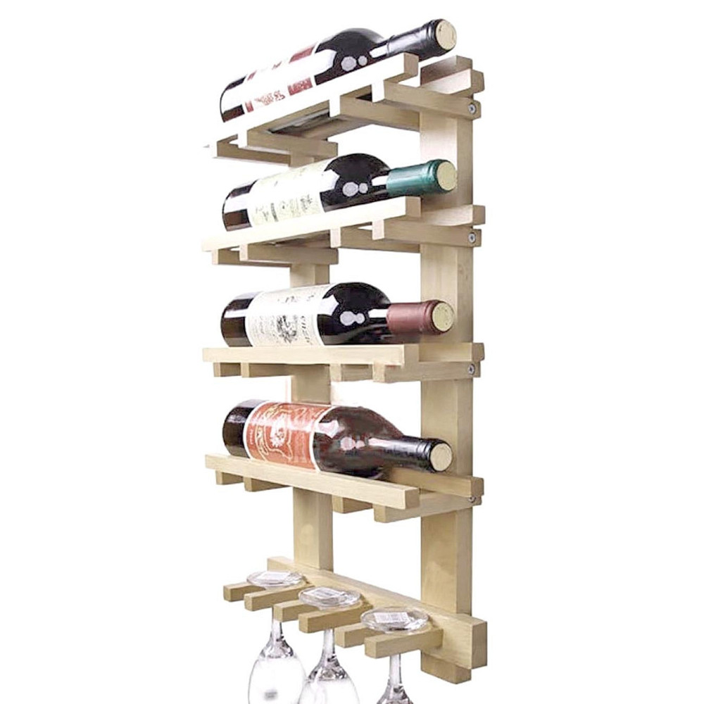 Настенная винная полка 