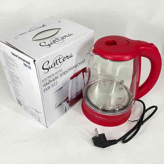 Електричний чайник з індикатором живлення Suntera, Електрочайник фірмовий, Тихий побутовий чайник WD-32 Івано-Франківськ