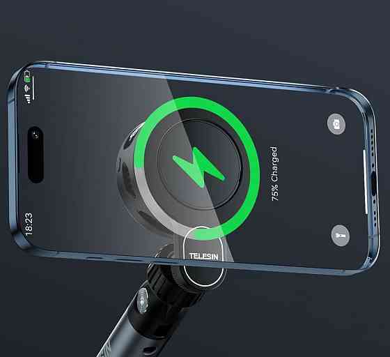 Кулер для смартфона магнітний з бездротовою зарядкою MagSafe Telesin P9-MPR-01 Київ