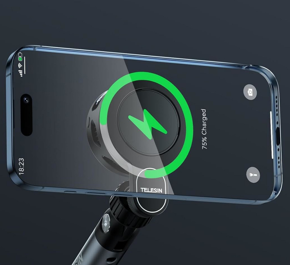 Кулер для смартфона магнітний з бездротовою зарядкою MagSafe Telesin P9-MPR-01 Київ - фото 3