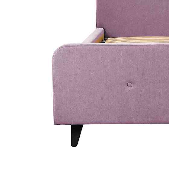 Ліжко Двоспальне Michelle Standart Wood На ніжках 160 х 200 см Fibril 24 Рожевий Київ