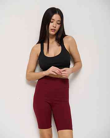 Велосипедки жіночі в рубчик Nicoletta 10075 L, Бордовий Київ