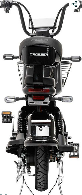 НОВИНКА 2026! Електровелосипед Crosser CR2 (800ВТ,60В 24Ан) - Сірий. Харків - фото 1