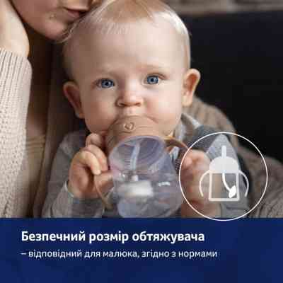 Поїльник-непроливайка Lovi з трубочкою та обтяжувачем 150 мл - коричнева (35/363) Вінниця