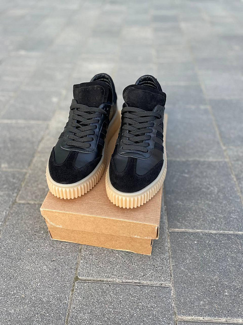 Dino Vittorio Кеди жіночі Dino Vittorio чорні шкіра+замша розмір 37-40 (5431) Коломыя - изображение 3