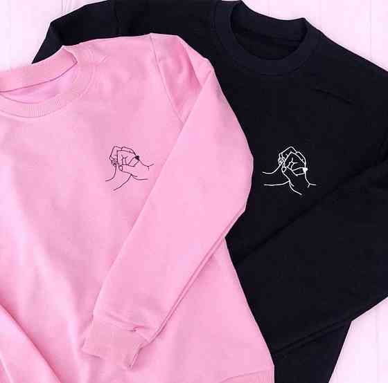 Парные свитшоты для парня и девушки - Ручки Черновцы
