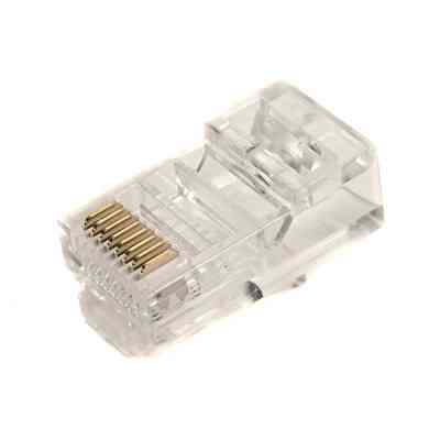 Коннектор PowerPlant RJ45 cat.5e UTP 8p8c * 100 (LYUS005) Винница