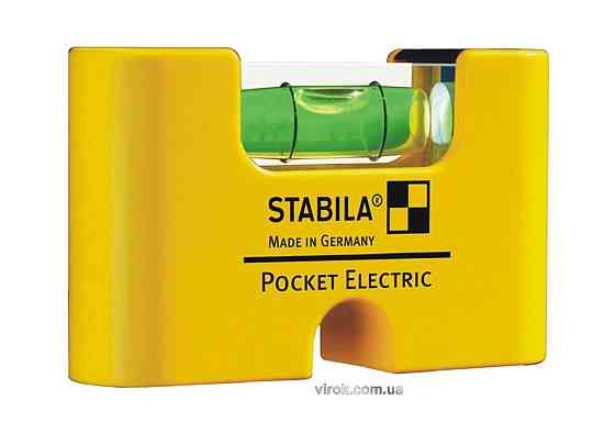 Рівень - міні STABILA Pocket Electric для електриків, магнітний: 7 х 2 х 4 см Одеса