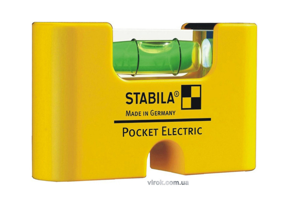 Рівень - міні STABILA Pocket Electric для електриків, магнітний: 7 х 2 х 4 см Одеса - фото 2
