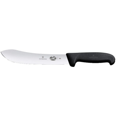 Кухонний ніж Victorinox Fibrox Butcher 20 см Black (5.7403.20) Вінниця - фото 1