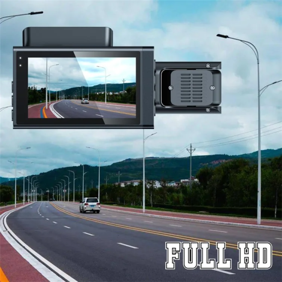 Автомобильный видеорегистратор Y-18 (3 камеры) Wi-Fi Full HD Винница