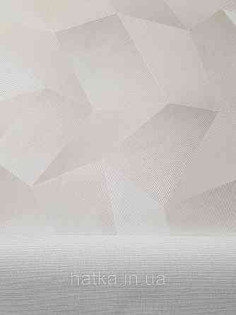 Шпалери метрові вінілові на флізеліні Sintra Vila геометрія фігури 3д бежеві сріблясті 534618 Київ