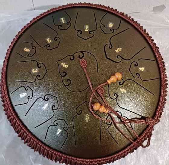 Глюкофон 15 нот бронзовий 14 дюймів — зручна сум. Харків