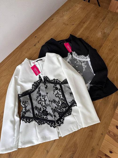 Жіночий піджак з мереживним гіпюром Одеса - фото 9