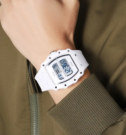 Часы мужские электронные наручные Skmei 2296 Белый Киев