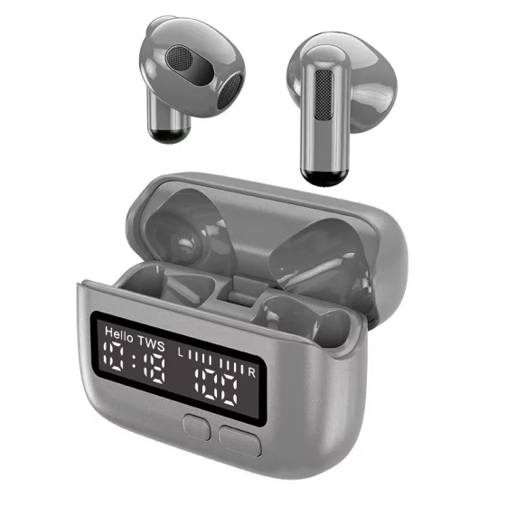 Беспроводные Bluetooth наушники BPG Retro Back Clip Portable TWS 1990 (Серый) Винница