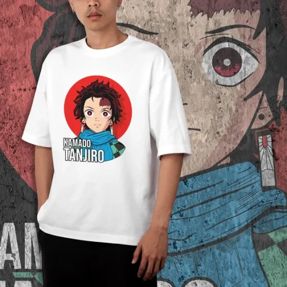Футболка для подростка мальчика с принтом Клинок, рассекающий демонов Танджиро Камадо WE Размер 160 Anime10349 Днепр