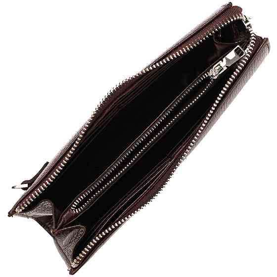 Практичний чоловічий клатч із натуральної шкіри aфлотар BOND 22051 Коричневий Київ