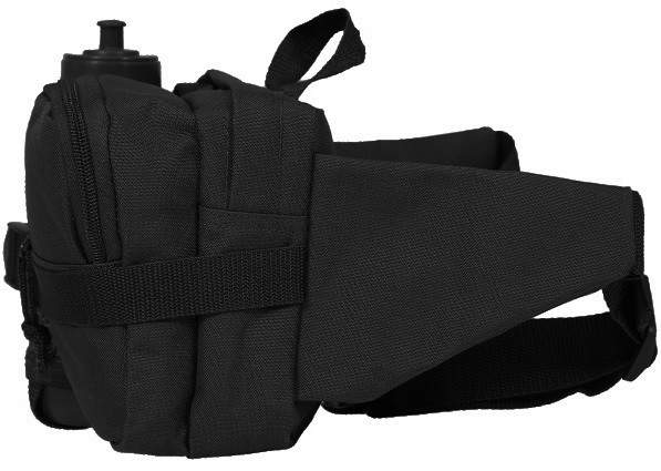 Універсальна Поясна Сумка 3 кишені з флягою 0.5 літрів Mil-Tec від Sturm (13511002) Black Нововолинськ - фото 3