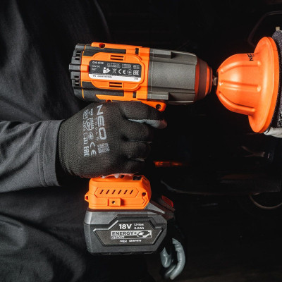 Захисні рукавиці Neo Tools комплект 12шт, поліестер з нітриловим покриттям, р.11, сіро-чорний (97-647-11) Вінниця - фото 2