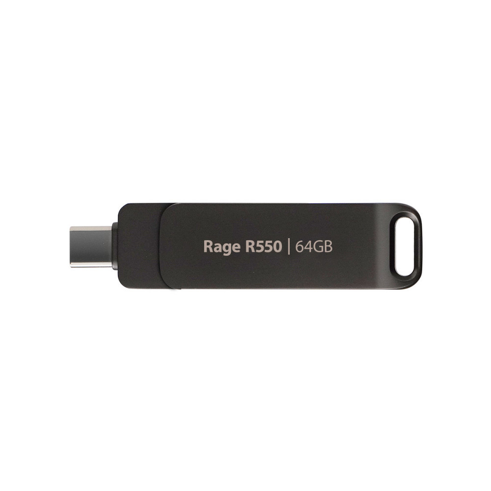 Флеш-накопичувач Patriot USB 3.2 Gen 1 Rage R550 64GB Type-A+C Киев - изображение 4