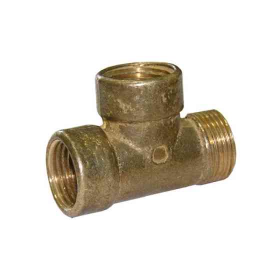 Трійник 3/4'' внутр/внутр/зовн Україна, латунь Харків