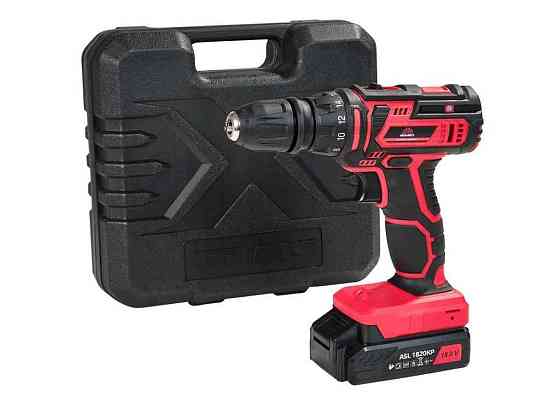 Шуруповерт аккумуляторный DFR, 10 мм, Hex 1/4’’’ 18В 2А*ч 0-400/0-1400 AU 18/2KP QC ТМ VITALS Solmir Киев