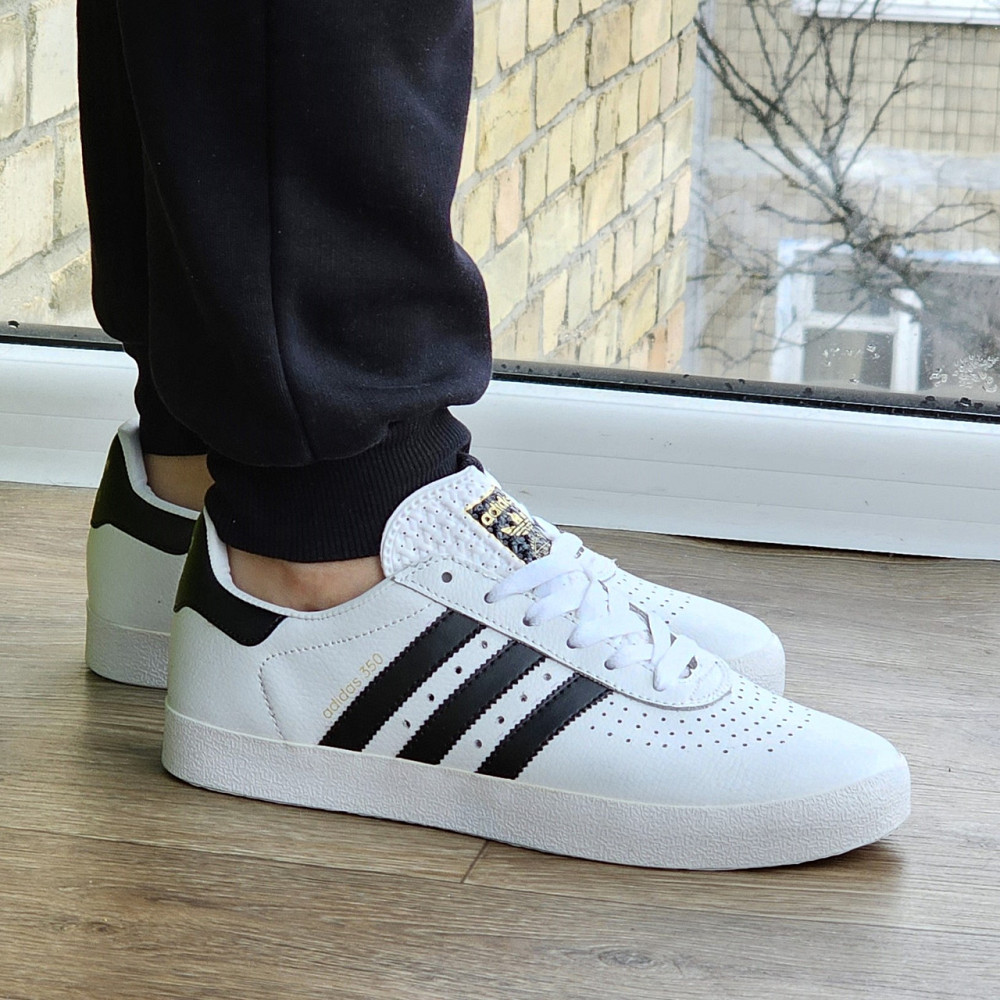 Кросівки Adidas 350 Чоловічі Superstar Білі Адідас Суперстар (розміри: 41,42,43,44,45) Відео Огляд Дніпро - фото 7