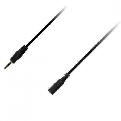 Кабель мультимедійний AUX 3.5mm M - 3.5 F 1.5m Piko (1283126473937) Вінниця - фото 1