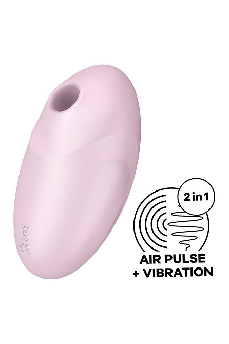 Вакуумный стимулятор клитора Satisfyer Vulva Lover 3 с вибрацией, розовый Sex Aura Киев - изображение 2