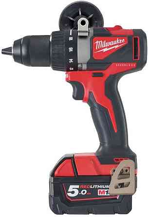 Дрель-шуруповерт аккумуляторный MILWAUKEE, M18 BLDD2-502X, 82Нм (+ заряд.прис., 2акум. Х5Ач, HD кейс) Одесса