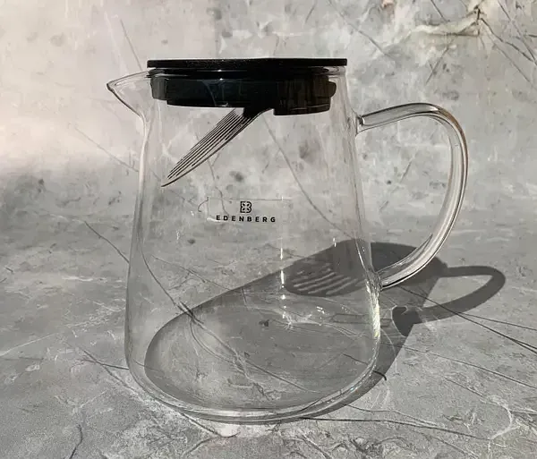 Стильний Скляний Чайник-Заварник 1300 мл. Термостійкі До 500 ° Одеса - фото 1