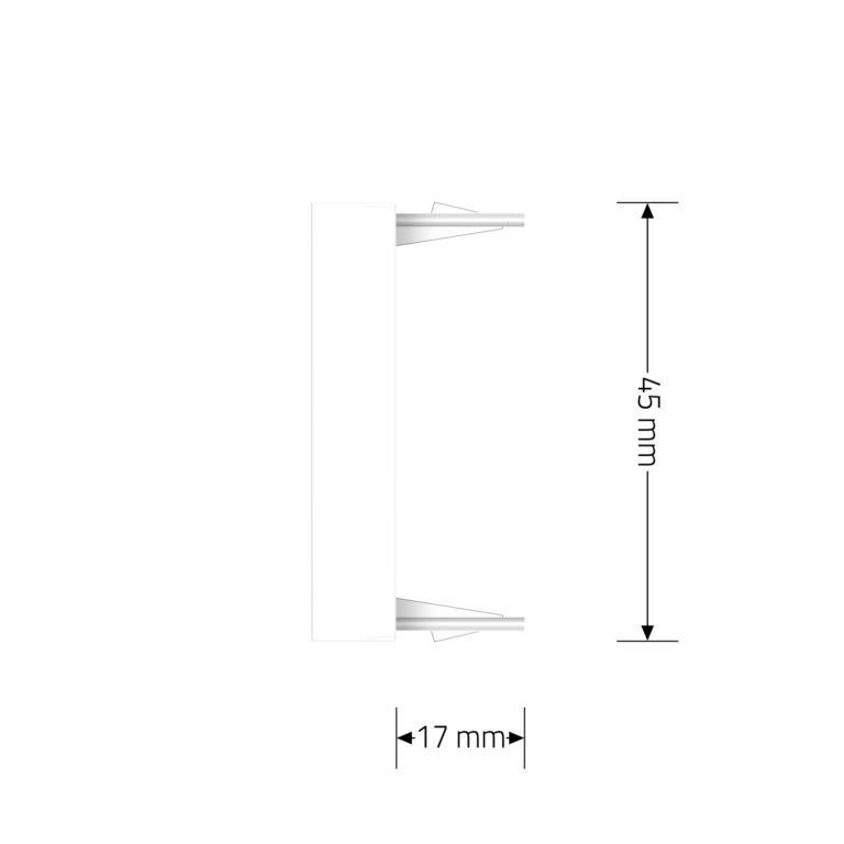 LIVOLO Заглушка для розетки LIVOLO, біла, модуль 22.5×45 мм, 0.5 поста (VL-FCMB-1WP) Коломия - фото 5