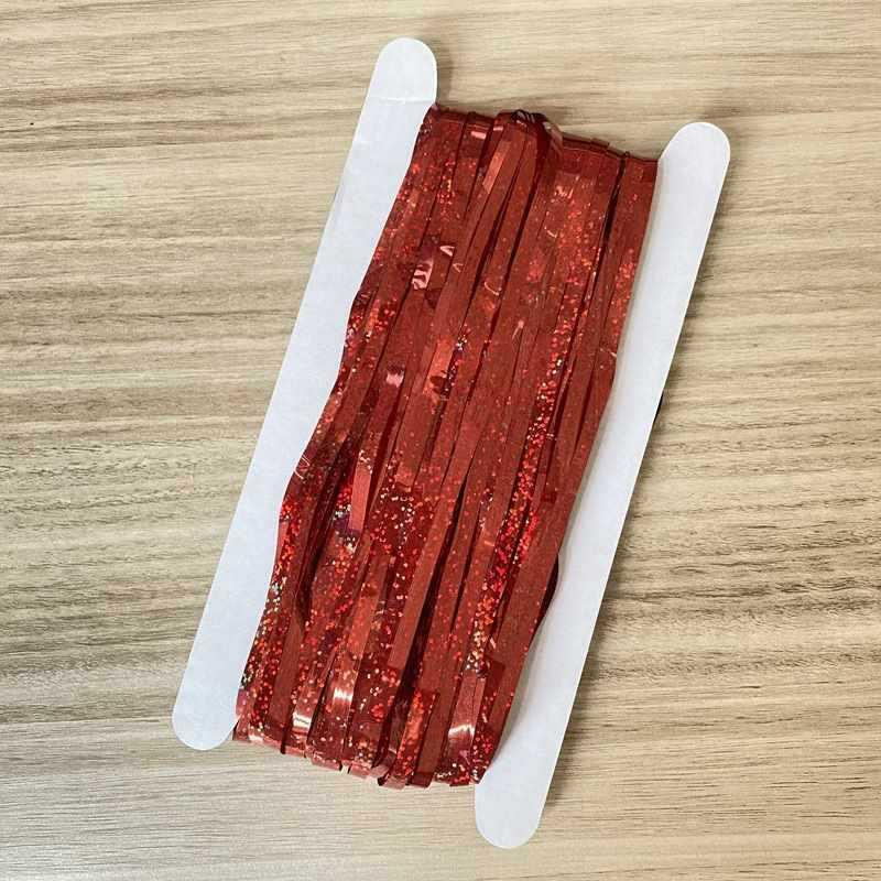 Дощик для фотозони з голограмою прикраса 245 см на 92 см червоний Київ - фото 9