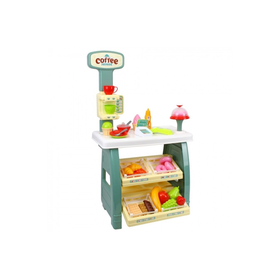 Ігровий дитячий набір "Кав'ярня" 9765TXK прилавок з полицями, іграшкові солодощі Вінниця - фото 2