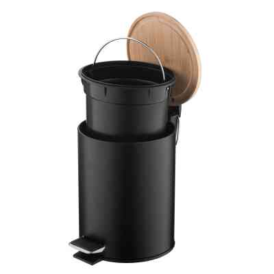 Контейнер для сміття Ardesto Minimalism З педаллю Чорний 3 л (ARHB3601BB) Вінниця