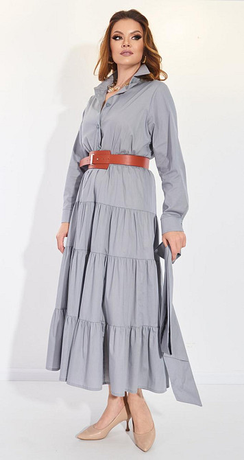 Коттоновое платье с оборками (48) Киев - изображение 4