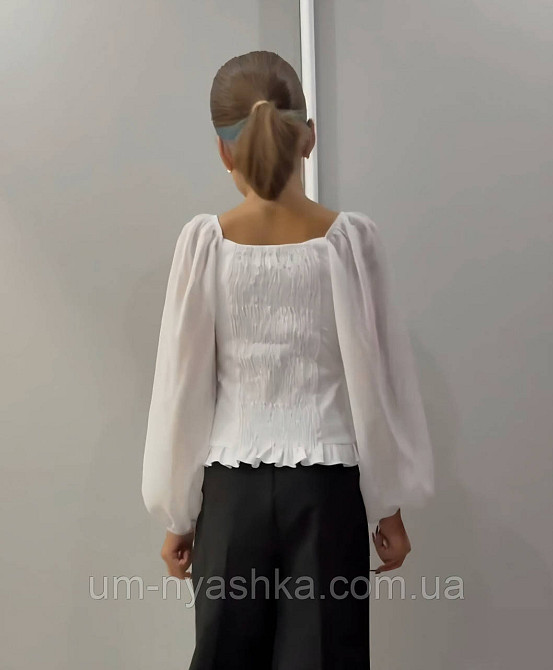 Корсетна блузка з довгим рукавом 122-164 Кривий Ріг - фото 3