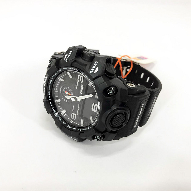 Годинники наручні спортивні SKMEI 1586BK BLACK, Годинники чоловічі спортивні, Годинники JF-605 спортивні скмей Київ - фото 7