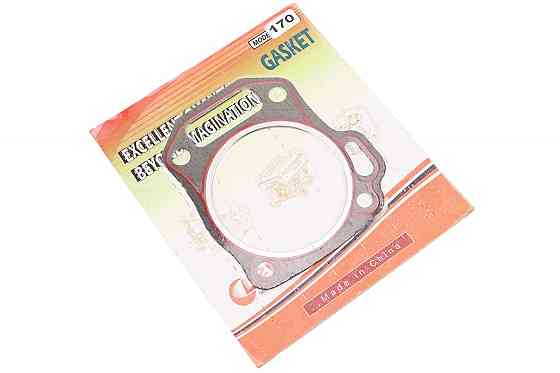 Прокладка головки циліндра 170F-70mm, (пароніт, червона нитка, на блістер) Киев
