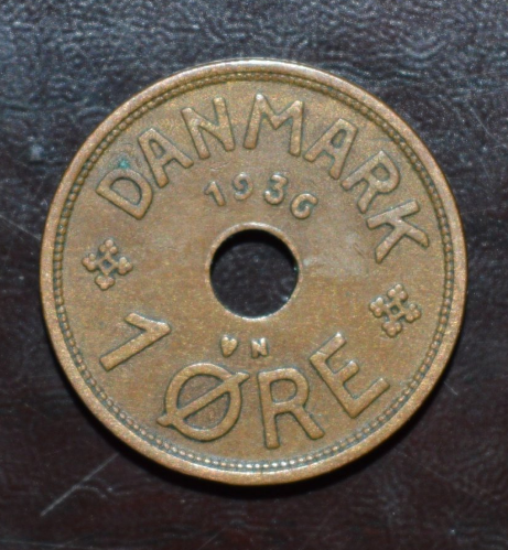 Дания 1 эре 1936 г Полтава - изображение 1